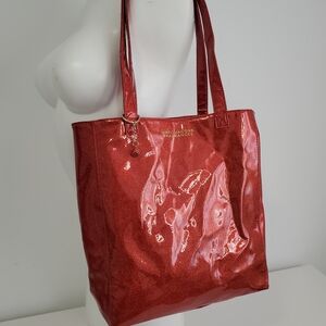 Marc Jacobs Fragance Red Glitter Tote Bag